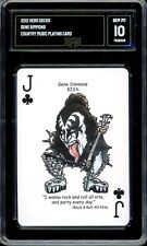 2012 Hero Decks Rock N' Roll Playing Card ~ Gene Simmons KISS ~ GMA 10 picture