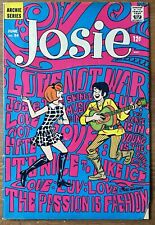 Vintage 1968 JOSIE #34 Psychedelic Hippy Love Cover  Archie Series Silver Age picture