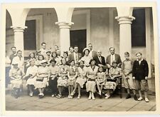 Group Photo Family Portrait Old Photo 5x7 1940's picture