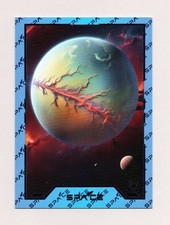 2025 Cardsmiths Currency Space PARALLEL ICED FOIL #42 / EXOPLANET picture