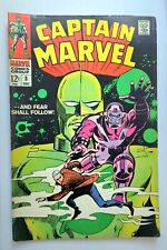 CAPTAIN MARVEL #8 Silver Age Comic 1968 1st Appearance of 