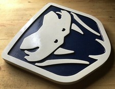 Dodge Viper Blue 3D routed wood plaque bar automotive car sign Custom  picture