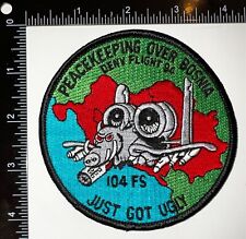 USAF Deny Flight 1994 Peacekeeping Over Bosnia 104th Fighter Squadron Ugly Patch picture