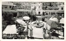c1940s RPPC El Encanto Hotel Courtyard Santa Catalina Island CA Real Photo P546 picture