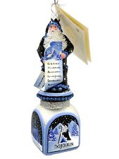 Patricia Breen Ornament Checking it Twice Russian Sojourn Christmas Santa Claus picture