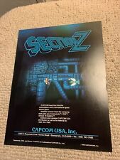 original NOS Section Z Capcom  ARCADE GAME  FLYER picture