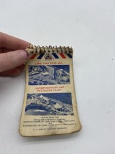 vintage lone star feed fertilizer notepad Nacogdoches Texas Farm Products picture