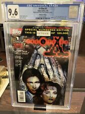 X- Files #1 CGC 9.6 1st Scully Mulder Comics TV 1995 Topps Serial Number Variant picture