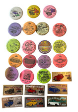 MRSA Back To The 50s Vintage LOT Buttons Car Dash Plaques Minnesota 1980s Up picture
