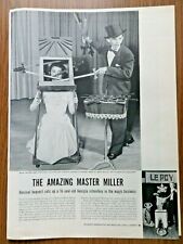 1954 Article Ad Amazing Richard Dick Miller III Magician Hapeville, GA  picture