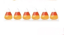 3D Mini Fake Food Halloween Candy Corn Fridge Magnets Jumbo 1 inch Lot 👻🧲 6pc picture