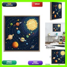 Stupell Industries Planets Orbit Solar System 24 X 24 Inch Canvas In Floater picture
