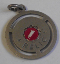 Vtg relic pendant medal patron of mental illness St Saint Dymphna CDF Italy picture