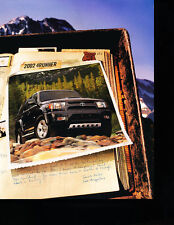 2002 Toyota 4Runner Original Sales Brochure Catalog picture