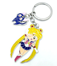 SAILOR MOON + LUNA KEYCHAIN Pendant Key Chain/Keyring Anime (Perfect Gift) picture