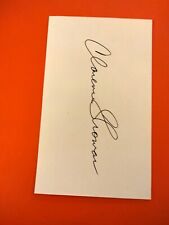 Justice Clarence Thomas autographed Index Card USSC picture