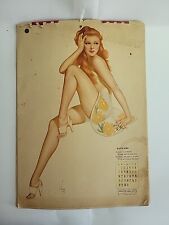 Original 1944 Esquire Varga Calendar. Doesn't Have The Folder Otherwise complete picture