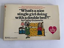 CATHY GUISEWITE / What's a Nice Girl Like You Doing with a Double Bed ~ 1st 1981 picture