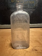 1890s EVANS BIG G (GONORRHEA) VENEREAL DISEASE MEDICINE BOTTLE HAND BLOWN picture
