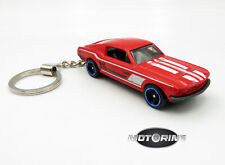 1967 '67 Ford Mustang Red Car Rare Novelty Keychain 1:64 Diecast picture