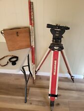 Vintage Berger Surveyor Transit Level With Case, Tripod, and Story Pole  picture