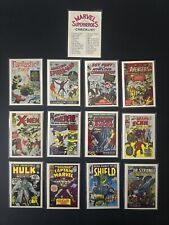1984 Marvel Superheroes 1st Issue Covers - 41 Card Lot. #1-35/#54-58/Checklist. picture