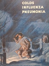1920s-30s COLDS INFLUENZA PNEUMONIA Booklet MET LIFE Health picture