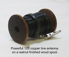 Stranded Copper Line AM SW Antenna Hook Up Wire – Old Antique Wood Tube Radio    picture