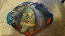 Vintage Halloween Witch Wall Hanging Decoration Lentograph 3D Lenticular 23
