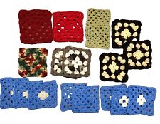 Vintage Hand Crochet Hot Pad Pot Holders (1960 -1 970)  Lot Of 18 Crocheting  picture