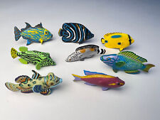 Lot of 8 Tropical Fish PV Play Visions Animal Figure 1996 Collectables picture