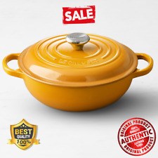 2 1/2-Qt Le Creuset Enameled Cast Iron Signature French Oven All Cook Top Nectar picture