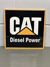Caterpillar Sales Parts Service Metal Sign Tractors Diesel Farm Equipment Oil picture