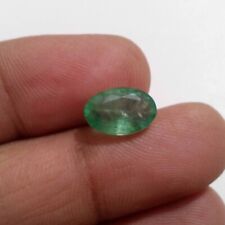 Natural Zambian Emerald Oval Shape 3.90 Crt Unique Green Faceted Loose Gemstone picture
