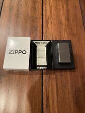 Zippo Slim Windproof Brushed Chrome Lighter, 1600 picture