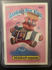 Garbage Pail Kids Herman Hormone 352a *WHITE CLOUD ERROR* GPK picture