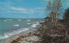 Vintage Postcard Michigan Shoreline After the Storm Photograph Unposted picture