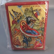 Nativity of the Lord Legacy Icons Wooden Plaque 3.25