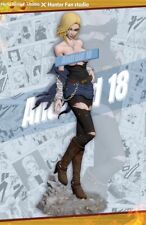 Dragonball Android 18 Resin Hero Belief Studio 2 heads 1/6 31cm picture