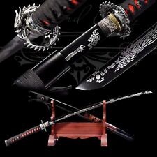 Handmade Katana/Samurai Sword/High-Quality Blade/Real/Carbon Steel/Collectible picture