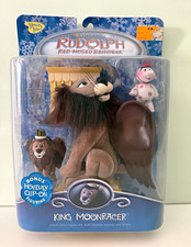 Memory Lane King Moonracer Deluxe Figurine with Throne - Rudolph Reindeer - NIB picture