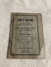 Vtg Rare 1931 Wayland Villiers Sane Sex Knowledge for Red-Blooded Men and Women picture