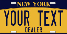 CUSTOMIZE THIS NEW YORK LICENSE PLATE - ANY TEXT YOU WANT, DEALER picture