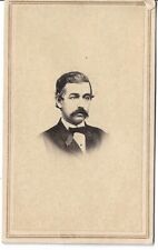 CDV Photo Man Bust View -Tax Stamp w/ initial Dated September 1865 US INt Rev picture