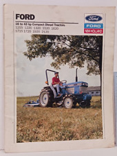 Ford 16 to 43hp Compact Diesel Tractors 20 & 30 Series 1993 Brochure Advertising picture