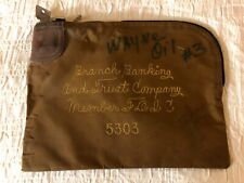 Pre-owned BB&T Branch Banking Trust Co Rifkin Arco Lock canvas zippered bag 5303 picture