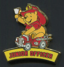 Disney Pin Winnie The Pooh Junior Officer Fireman Fire Truck Disney Store Japan  picture