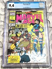 Marvel Age #104 - Jim Lee Cover Psylocke  - CGC 9.4 picture