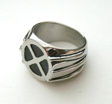 Marvel Comics Wolverine X-Men Logo Claws Stainless Steel Ring New NOS Box Sz 10 picture