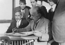 Professor Albert Einstein father of theory of relativity distinguis- Old Photo picture